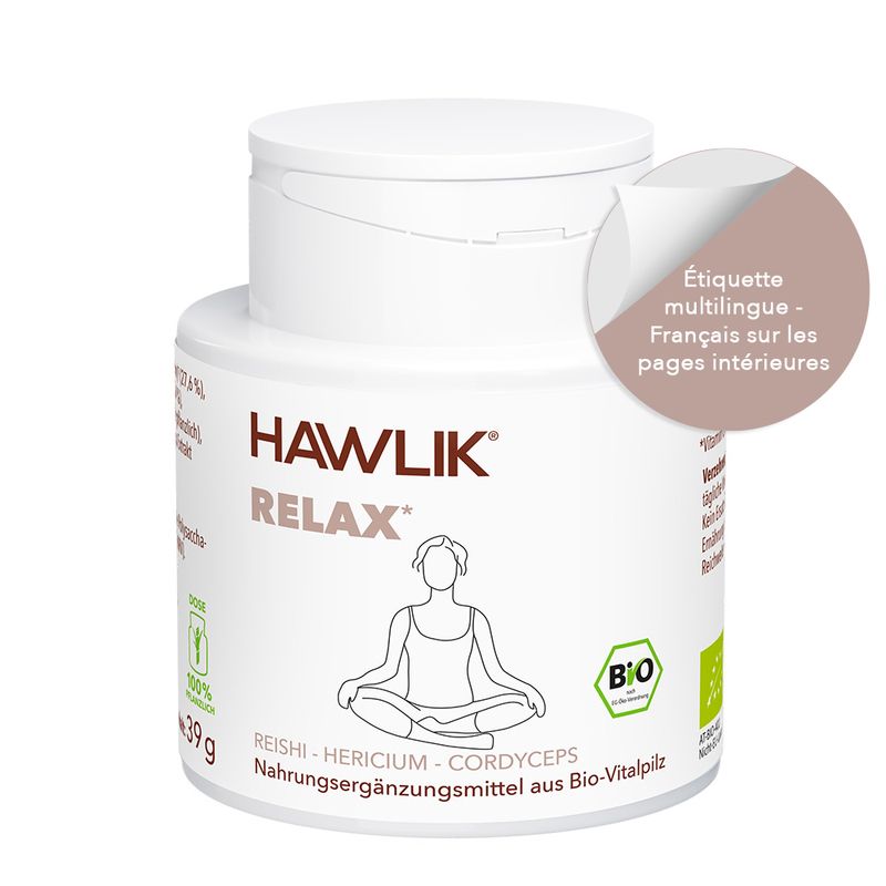 HAWLIK Relax Mélange de champignons médicinaux